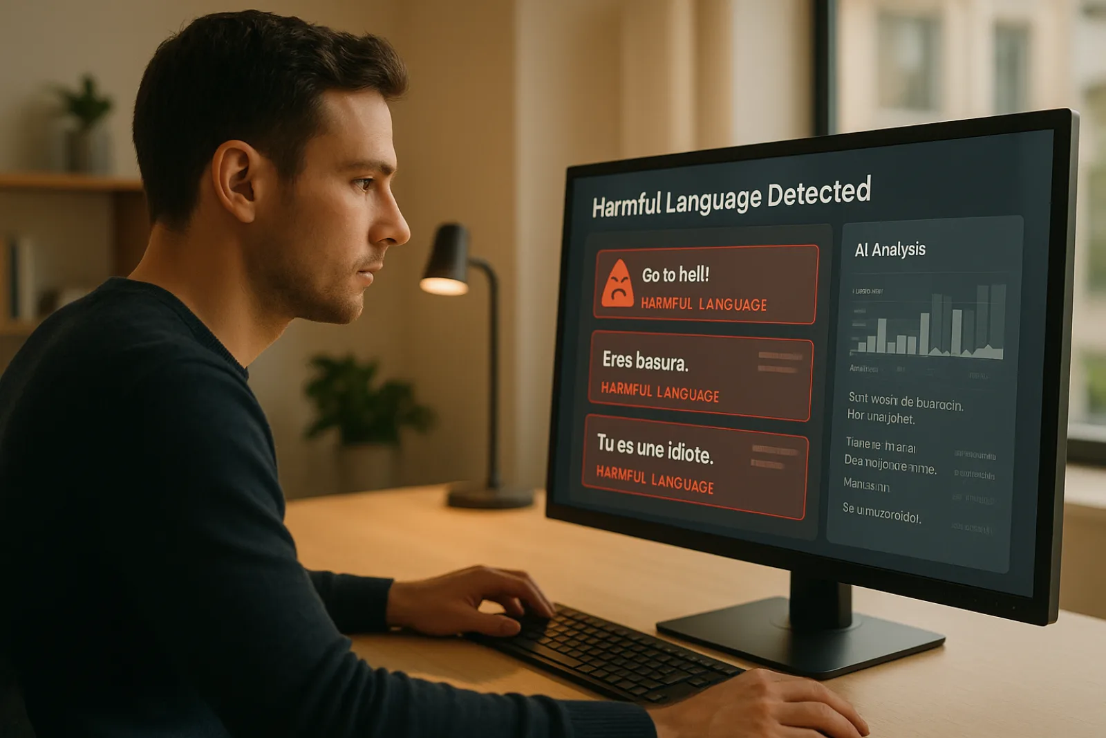 How AI Detects Online Harassment